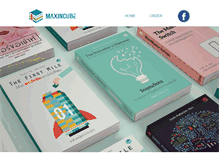 Tablet Screenshot of maxincube.com